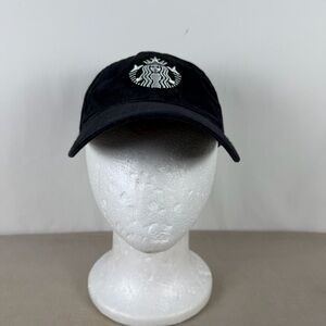 Starbucks Coffee Lot Of 2 Hat Uniform Barista Employee Cap & Visor Adjustable